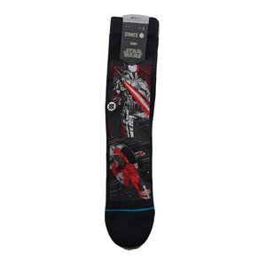 NEW - Men's Adult Socks Star Wars Manga Boba Casual Men's 9-13 Large